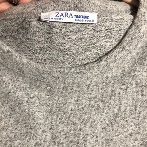 Zara Sweaters - ZARA SOFT FEEL GREY SWEATSHIRT Zara Sweaters - ZARA SOFT FEEL GREY SWEATSHIRT